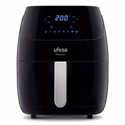 Ufesa AF5000, Friteuse d’air chaud, 5 L, 80 °C, 200 °C, Unique, Noir