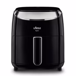 Ufesa Apex, Friteuse d’air chaud, 3,5 L, 200 °C, 3 personne(s), Unique, Noir, Acier inoxydable