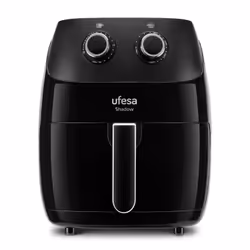 Ufesa 72805371, Friteuse d’air chaud, 5 L, 200 °C, Unique, Noir, Rotatif
