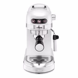 Ufesa Palermo, Machine à expresso, Café moulu, Blanc
