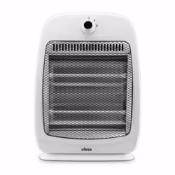 Ufesa Rigel, Chauffage d'appoint électrique à quartz, Verre quartz, Intérieure, Sol, Blanc, Rotatif