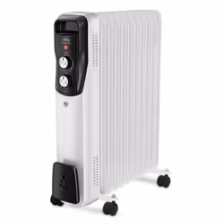 Ufesa 83505509, Chauffage électrique à bain d’huile, Huile, Intérieure, Sol, Blanc, Énergie