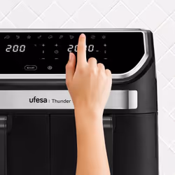 Ufesa Thunder Friteuse à air chaud Double 9L 1700W Noir - Vue supplémentaire 4
