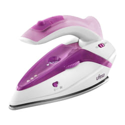 Ufesa PV0500 Fer à repasser à sec ou à vapeur Semelle en acier inoxydable 1100 W Violet, Blanc