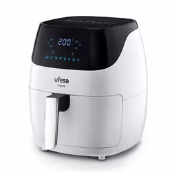 Ufesa AF5100, Friteuse d’air chaud, 5 L, 80 °C, 200 °C, Unique, Blanc