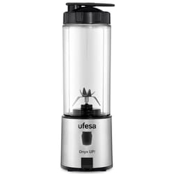 Ufesa Onyx GO & UP! 0,4 L Mélangeur de table Noir, Acier inoxydable