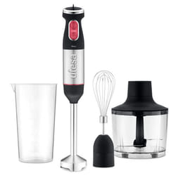 Ufesa 70105678 blender Mixeur de cuisine 1000 W Noir, Rouge, Acier