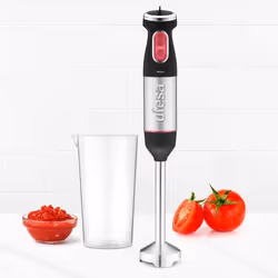 Ufesa 70105678 blender Mixeur de cuisine 1000 W Noir, Rouge, Acier