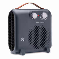 Ufesa 83105722, Chauffage de ventilateur électrique, Intérieure, Bureau, Sol, Table, Gris, Rotatif, 225 mm