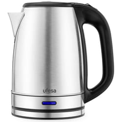Ufesa Resia bouilloire 1,7 L 2200 W Noir, Acier inoxydable