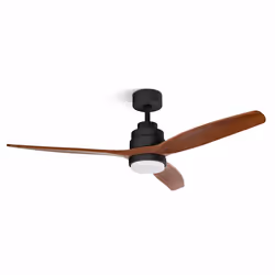 Ufesa 84105848, Ventilateur à lame domestique, Noir, Chêne, Plafond, 50,4 dB, 132 cm, 208,05 m³/h