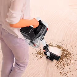 Ufesa Inspire U3 Digital Aspirateur balai Secteur Sec Sans sac 0,8 L 130 W Noir, Rouge, Blanc 2 Ah