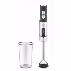 Ufesa Eclipse, Mélangeur par immersion, 0,8 L, 1500 W, Noir, Acier inoxydable
