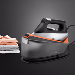 Ufesa 80205970 Centrale vapeur 2400 W 1,2 L Semelle en céramique Noir, Orange - Vue supplémentaire 2