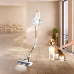 Ufesa U3 Digital Pet Aspirateur-balai 2 en 1 Batterie Sec Sans sac Or, Blanc 2200 Ah