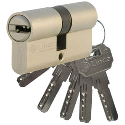 Lince - Verin De Securite Multipoint Serie C2, Came Longue, 32+32mm, Nickel 9c253232n