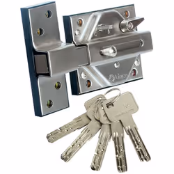 Serrure Haute Sécurité 7930r Finition Chrome Mat 97930rcm Serrure En Pont Renforcée Lince 7930r. Les Serrures Lince Caractéri ...
