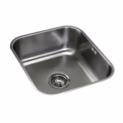 CATA CB 45-50, Evier à poser, Rectangulaire, Acier inoxydable, Acier inoxydable, 1 bols, 450 x 400 mm