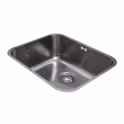 CATA CB 50-40, Evier à poser, Rectangulaire, Acier inoxydable, Acier inoxydable, 1 bols, 500 x 400 mm