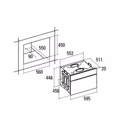 CATA ME 4006 X 40 L A Noir, Acier inoxydable