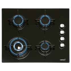 CATA CIB 6031 BK Noir Intégré Gaz 4 zone(s)
