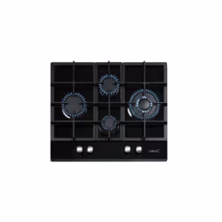 CATA LCI 6031 BK, Noir, Intégré, 64 cm, Gaz, Verre, 4 zone(s)
