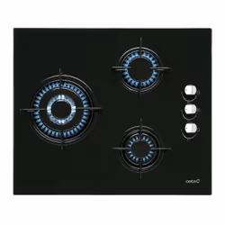 CATA CIB 6021 BK, Noir, Intégré, Gaz, Verre, 3 zone(s), 3 zone(s)