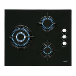 CATA CIB 6021 BK Noir Intégré Gaz 3 zone(s)