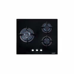CATA CCI 6021 BK, Noir, Intégré, 59 cm, Gaz, Verre, 3 zone(s)