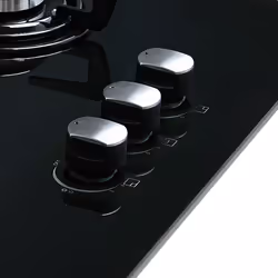 CATA CCI 6021 BK Noir Intégré 59 cm Gaz 3 zone(s)