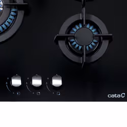 CATA CCI 6021 BK Noir Intégré 59 cm Gaz 3 zone(s) - Vue supplémentaire 4