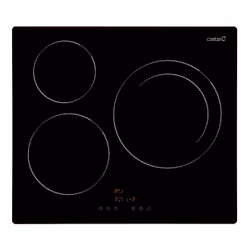 CATA IB 6303 BK, Noir, Intégré, Plaque avec zone à induction, 3 zone(s), 3 zone(s), Mijotage