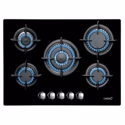 CATA L 7005 CI, Noir, Intégré, 70 cm, Gaz, 5 zone(s), 5 zone(s)