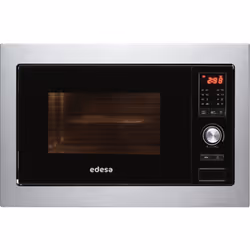 Edesa EMW-2510-IG X, Intégré, Micro-onde combiné, 25 L, 900 W, Boutons, Rotatif, Noir, Acier inoxydable
