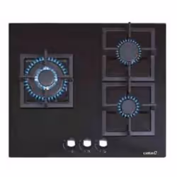 CATA SCI 6021 BK, Noir, Intégré, 60 cm, Gaz, 3 zone(s), 3 zone(s)