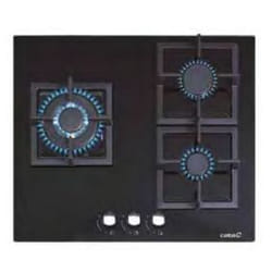 CATA SCI 6021 BK Noir Intégré 60 cm Gaz 3 zone(s)