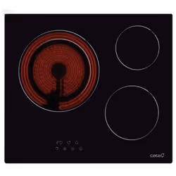 CATA TD 6003, Noir, Intégré, 59 cm, Céramique, 3 zone(s), 3 zone(s)