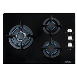 CATA CCI 5003 BK Noir Intégré 59 cm Gaz 3 zone(s)