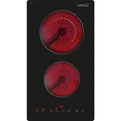 CATA TD 3002 BK Noir Intégré 29 cm Céramique 2 zone(s)