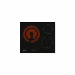 CATA TD 6003 BK, Noir, Intégré, 59 cm, Céramique, Verre-céramique, 3 zone(s)