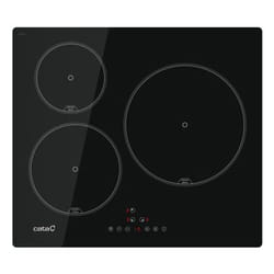 CATA IB 6303E2 BK Noir Intégré 59 cm Plaque avec zone à induction 3 zone(s)