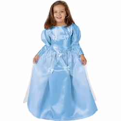 Déguisement Princesse Bleue Flavie - ATOSA - Pour Enfant - Robe Satinée et Tulle - Multicolore