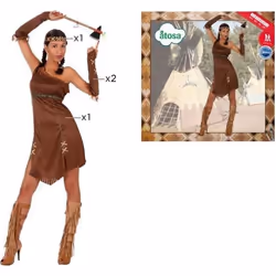 Déguisement Indienne Femme ATOSA - Marron - Adulte
