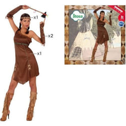 Déguisement Indienne Femme ATOSA - Marron - Adulte
