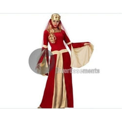 Déguisement Femme Médiévale Rouge - Dame Médiévale - Taille XL