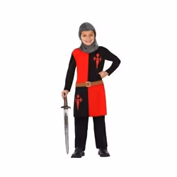 Costume / Déguisement CHEVALIER MÉDIÉVAL - ATOSA - 23458 - Garçon - Rouge - 5 ans