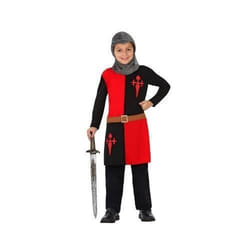 Costume / Déguisement CHEVALIER MÉDIÉVAL - ATOSA - 23458 - Garçon - Rouge - 5 ans