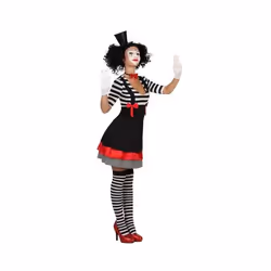 Déguisement Mime - ATOSA - Panoplie Adulte - Blanc - Femme - Intérieur