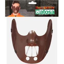Masque Halloween Hannibal Lecter - ATOSA - Marron - Adulte - Intérieur