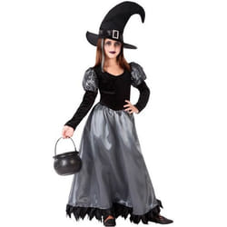 Déguisement Sorcière - ATOSA - Fille 10-12 ans - Multicolor - Mixte - Noir